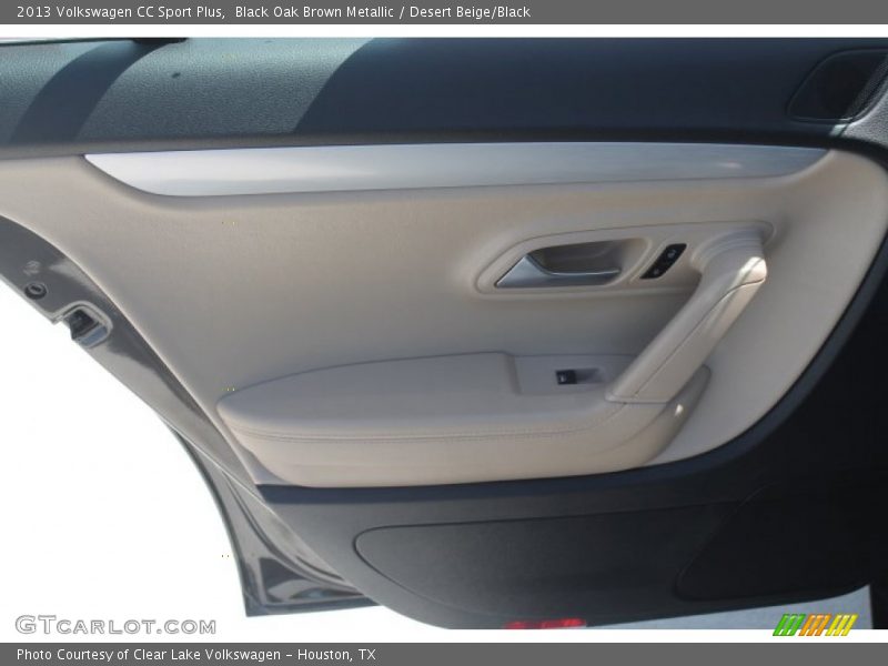 Black Oak Brown Metallic / Desert Beige/Black 2013 Volkswagen CC Sport Plus