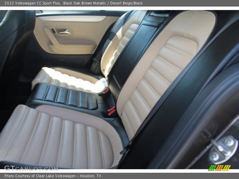 Black Oak Brown Metallic / Desert Beige/Black 2013 Volkswagen CC Sport Plus