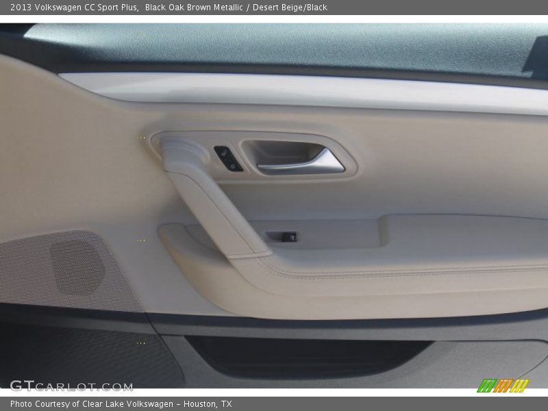 Black Oak Brown Metallic / Desert Beige/Black 2013 Volkswagen CC Sport Plus