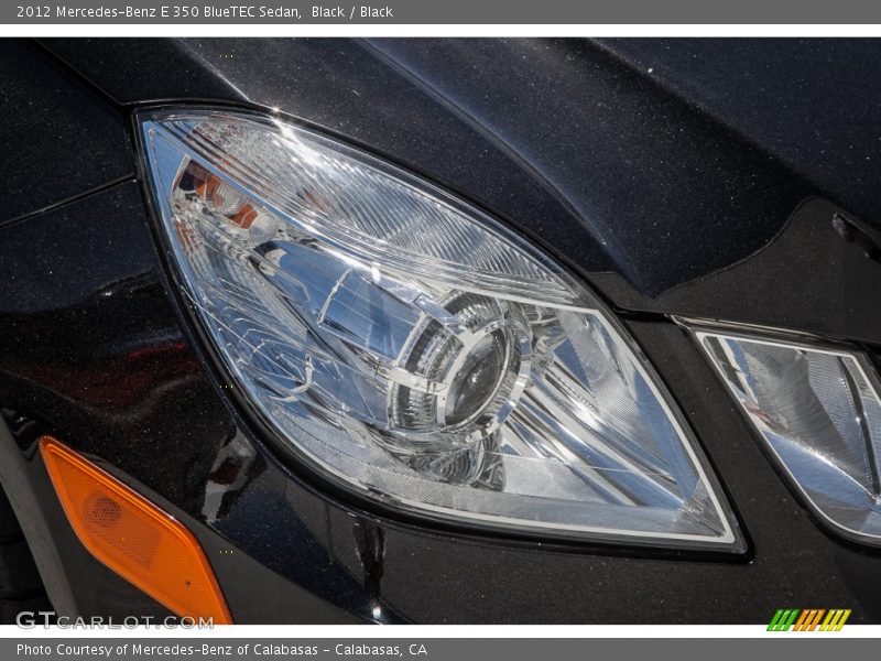 Black / Black 2012 Mercedes-Benz E 350 BlueTEC Sedan