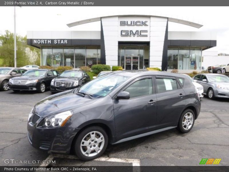 Carbon Gray Metallic / Ebony 2009 Pontiac Vibe 2.4