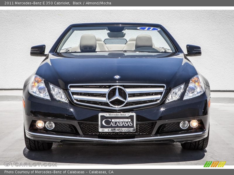 Black / Almond/Mocha 2011 Mercedes-Benz E 350 Cabriolet