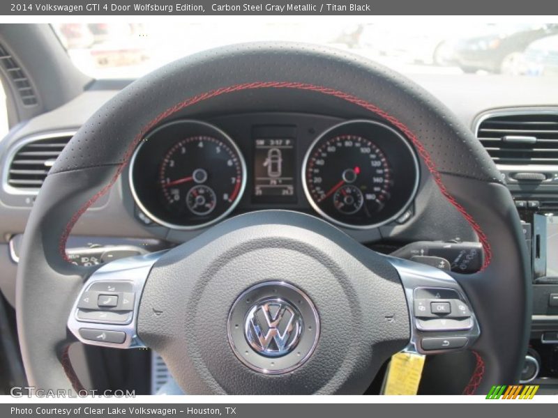 Carbon Steel Gray Metallic / Titan Black 2014 Volkswagen GTI 4 Door Wolfsburg Edition