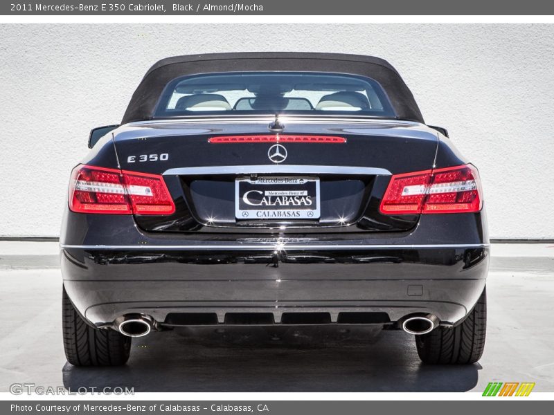 Black / Almond/Mocha 2011 Mercedes-Benz E 350 Cabriolet