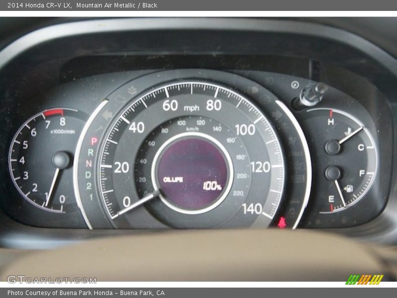 Mountain Air Metallic / Black 2014 Honda CR-V LX