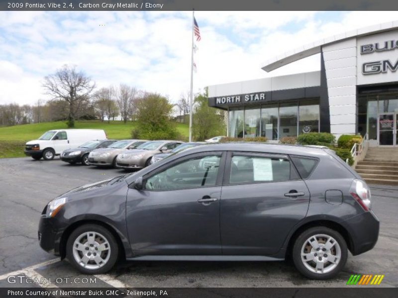 Carbon Gray Metallic / Ebony 2009 Pontiac Vibe 2.4