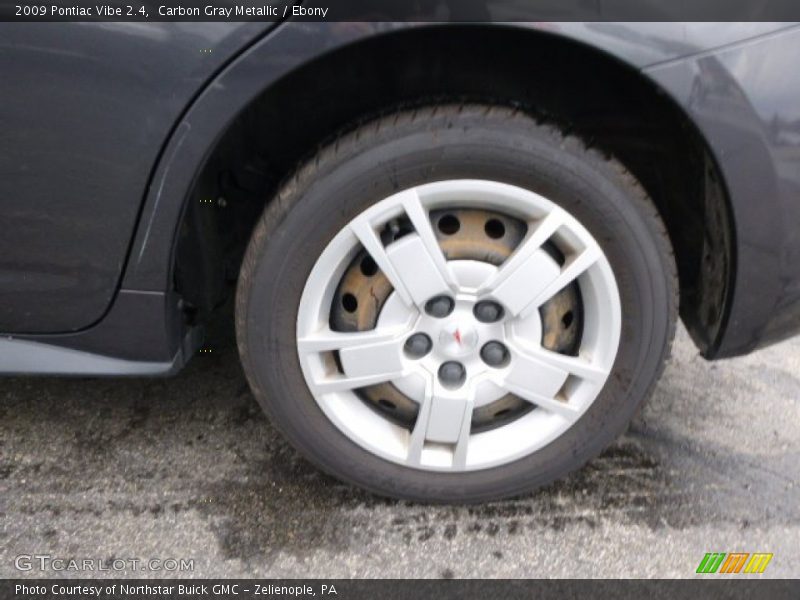 Carbon Gray Metallic / Ebony 2009 Pontiac Vibe 2.4