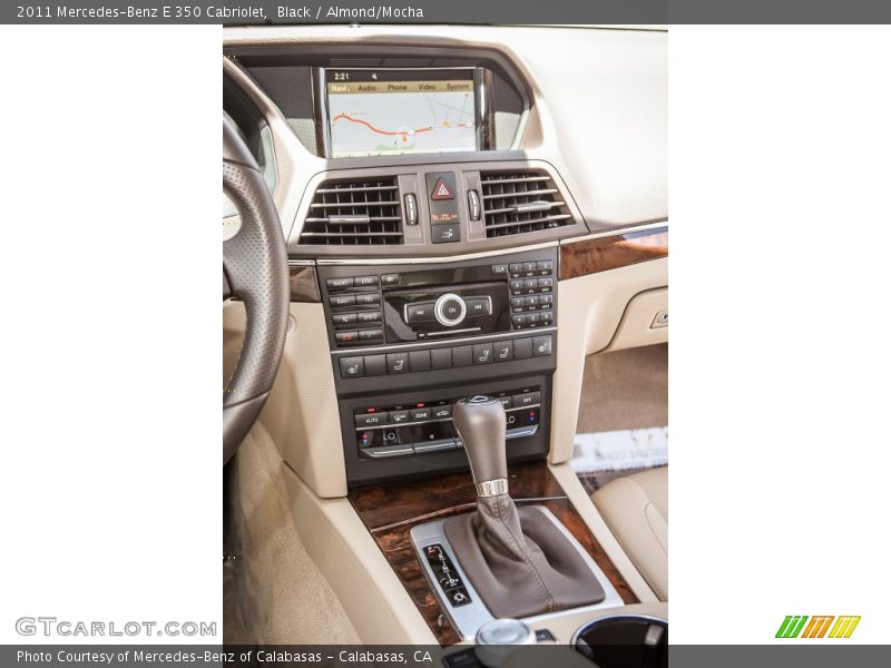 Black / Almond/Mocha 2011 Mercedes-Benz E 350 Cabriolet