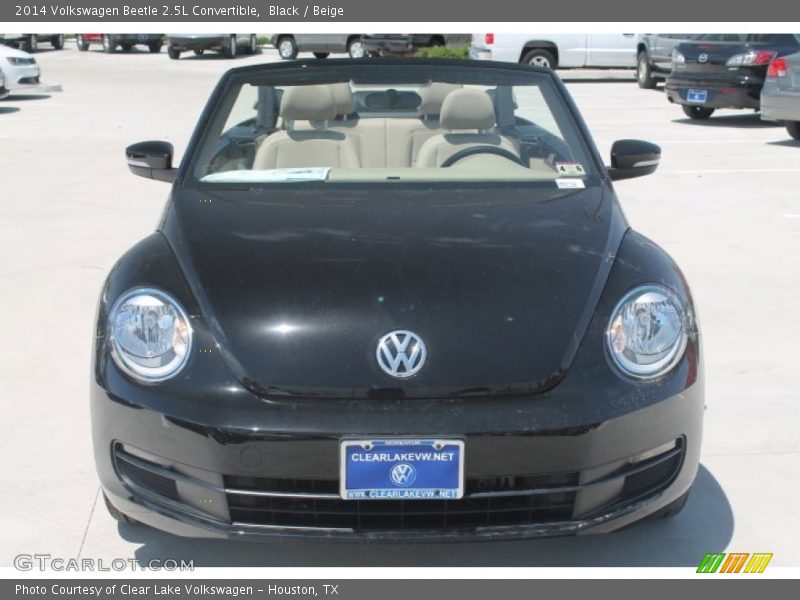 Black / Beige 2014 Volkswagen Beetle 2.5L Convertible
