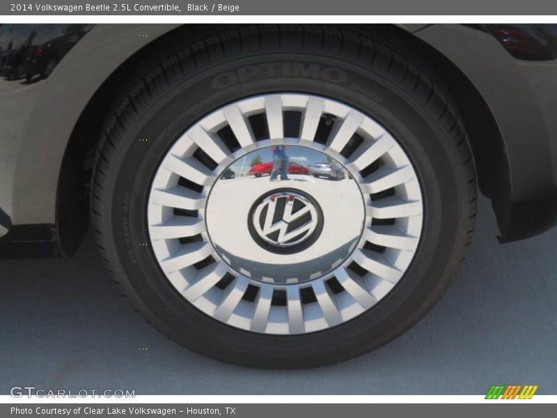 Black / Beige 2014 Volkswagen Beetle 2.5L Convertible