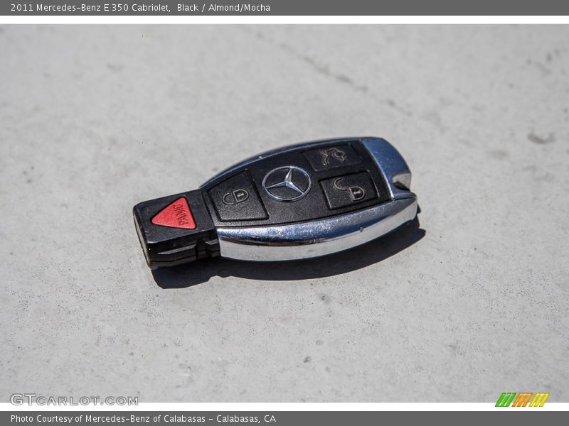 Black / Almond/Mocha 2011 Mercedes-Benz E 350 Cabriolet