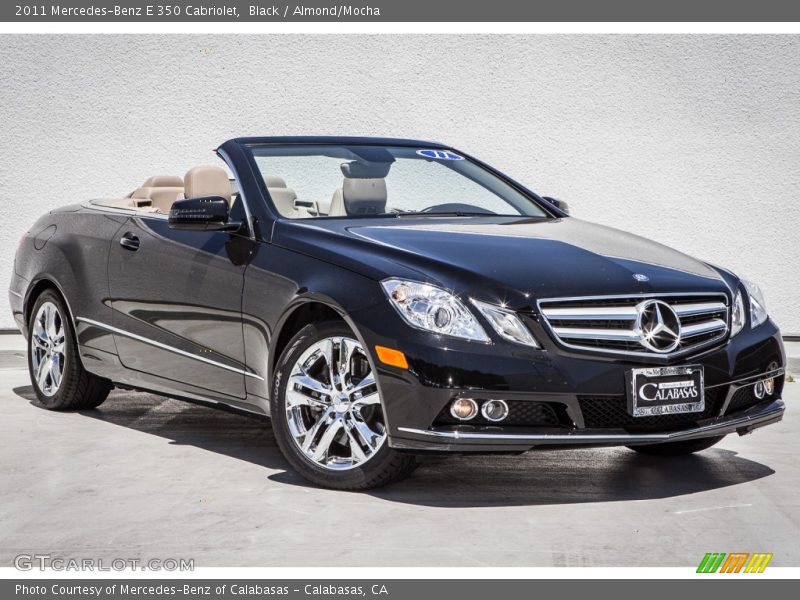 Black / Almond/Mocha 2011 Mercedes-Benz E 350 Cabriolet