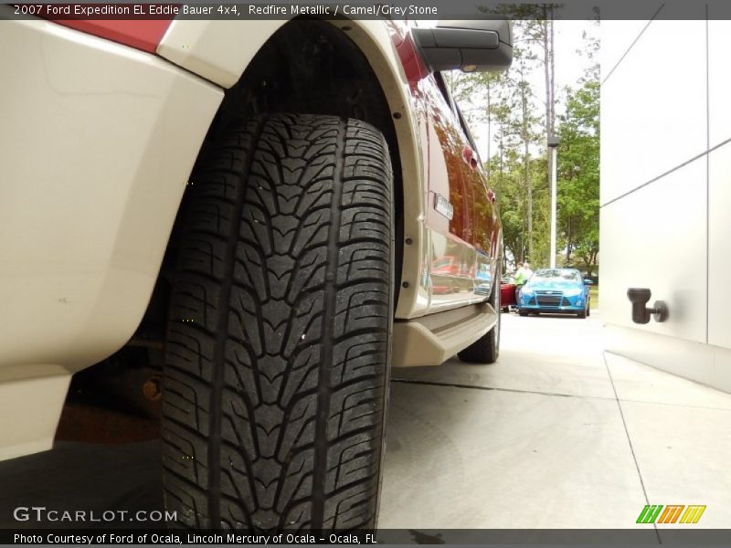 Redfire Metallic / Camel/Grey Stone 2007 Ford Expedition EL Eddie Bauer 4x4