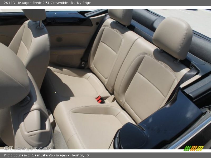 Black / Beige 2014 Volkswagen Beetle 2.5L Convertible