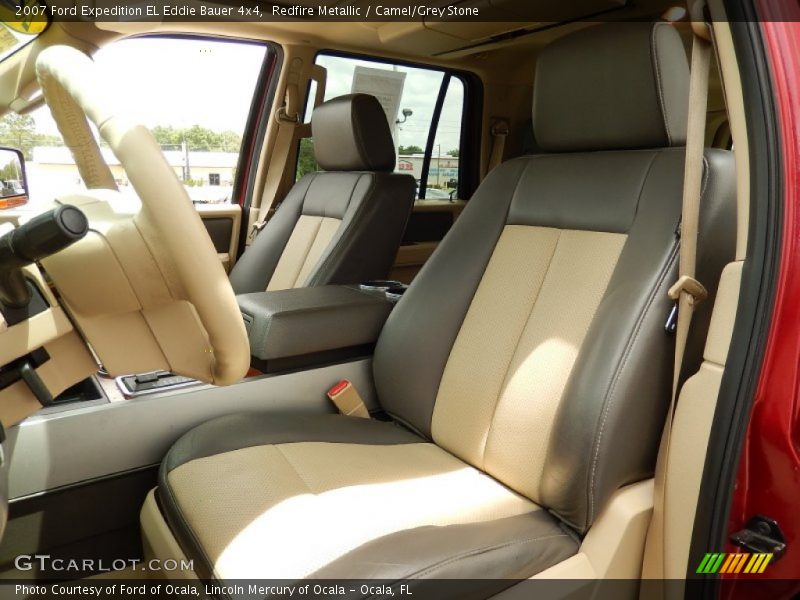 Redfire Metallic / Camel/Grey Stone 2007 Ford Expedition EL Eddie Bauer 4x4