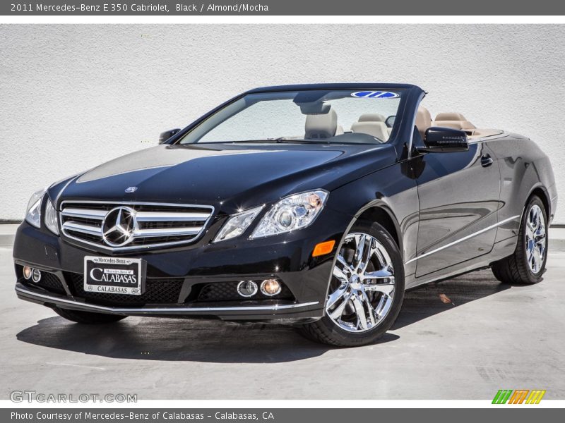 Black / Almond/Mocha 2011 Mercedes-Benz E 350 Cabriolet