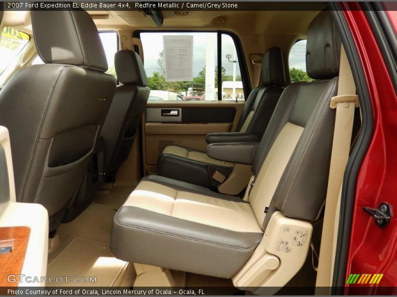 Redfire Metallic / Camel/Grey Stone 2007 Ford Expedition EL Eddie Bauer 4x4