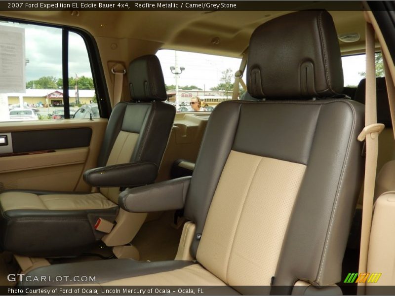 Redfire Metallic / Camel/Grey Stone 2007 Ford Expedition EL Eddie Bauer 4x4