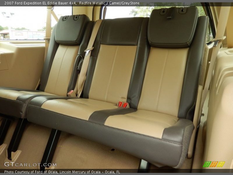 Redfire Metallic / Camel/Grey Stone 2007 Ford Expedition EL Eddie Bauer 4x4