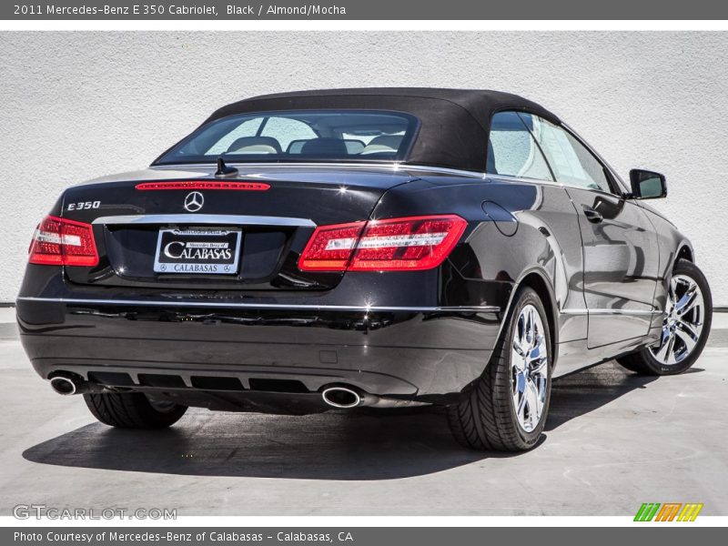 Black / Almond/Mocha 2011 Mercedes-Benz E 350 Cabriolet
