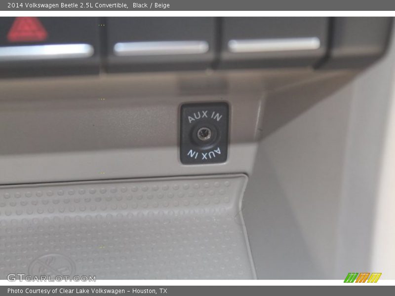 Black / Beige 2014 Volkswagen Beetle 2.5L Convertible