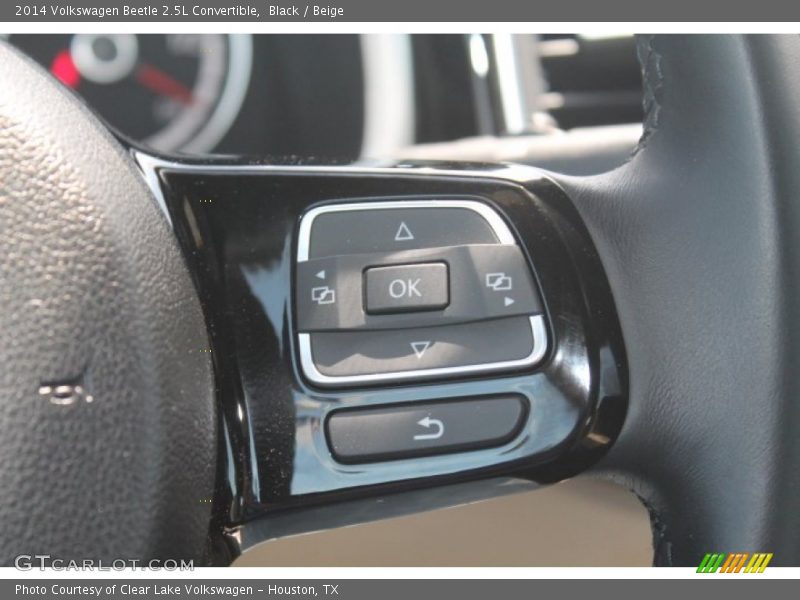 Black / Beige 2014 Volkswagen Beetle 2.5L Convertible