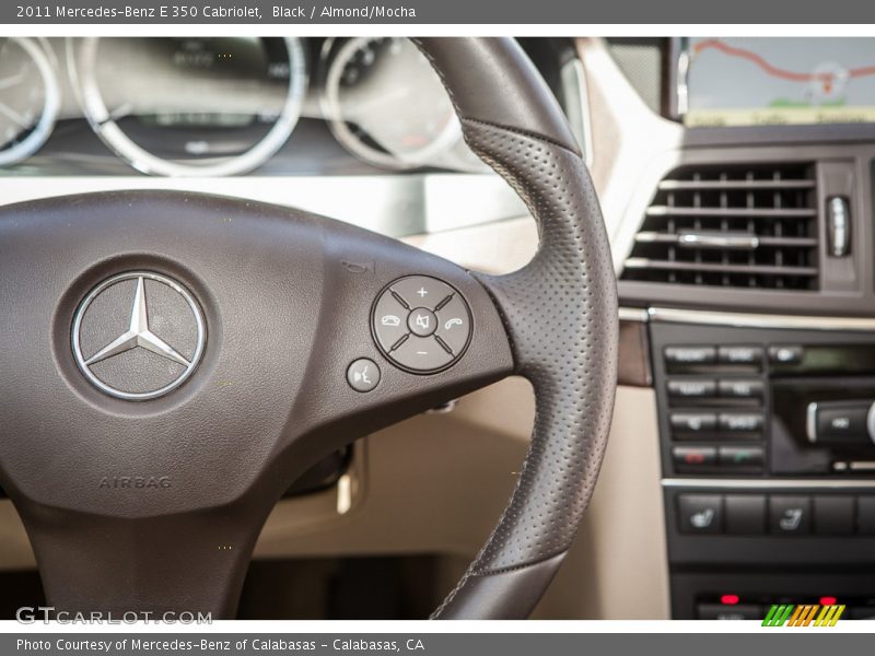 Black / Almond/Mocha 2011 Mercedes-Benz E 350 Cabriolet