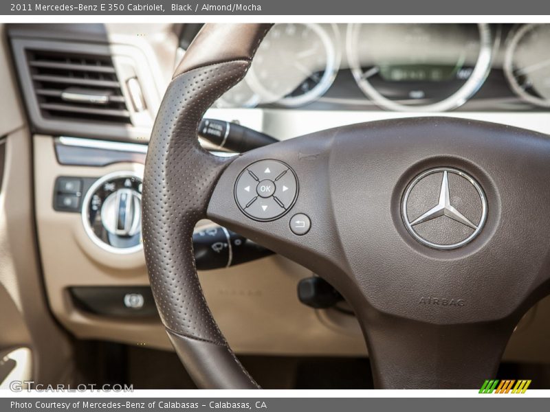 Black / Almond/Mocha 2011 Mercedes-Benz E 350 Cabriolet