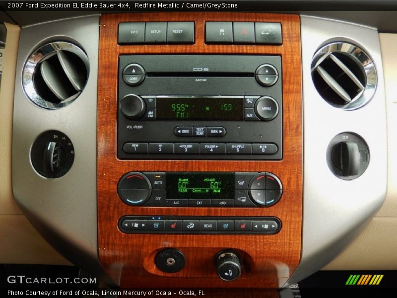 Redfire Metallic / Camel/Grey Stone 2007 Ford Expedition EL Eddie Bauer 4x4