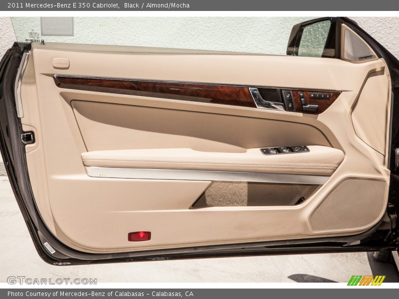Black / Almond/Mocha 2011 Mercedes-Benz E 350 Cabriolet