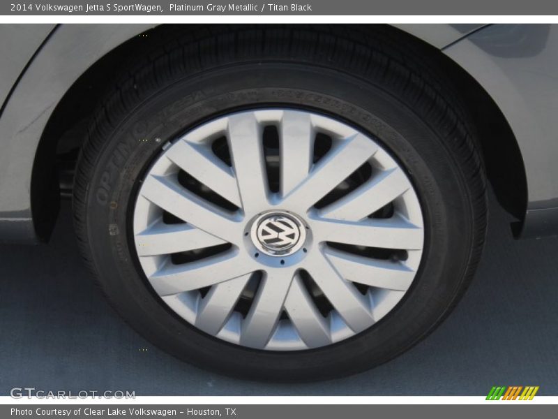 Platinum Gray Metallic / Titan Black 2014 Volkswagen Jetta S SportWagen