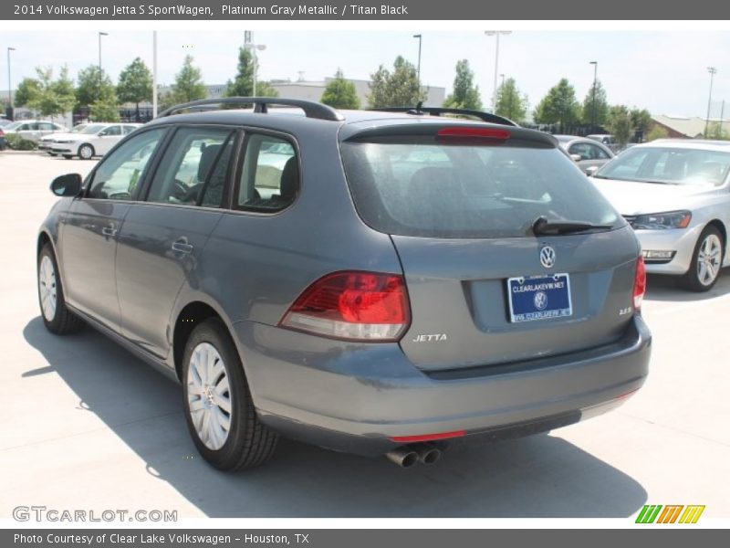 Platinum Gray Metallic / Titan Black 2014 Volkswagen Jetta S SportWagen