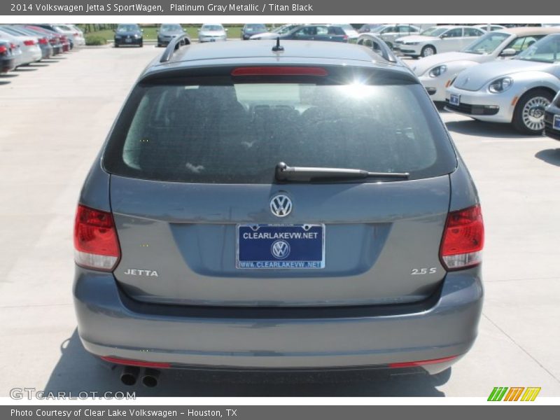 Platinum Gray Metallic / Titan Black 2014 Volkswagen Jetta S SportWagen