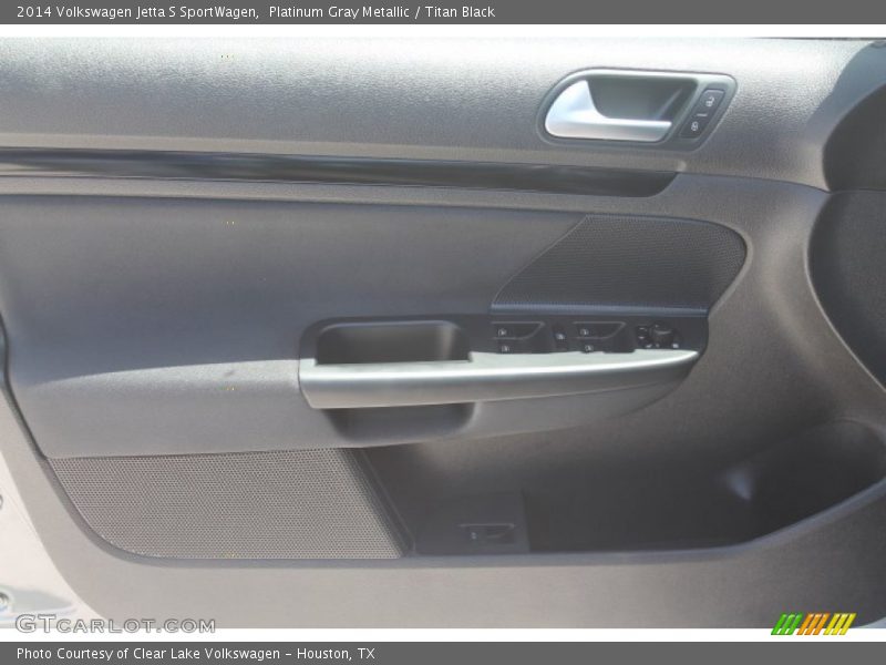 Platinum Gray Metallic / Titan Black 2014 Volkswagen Jetta S SportWagen