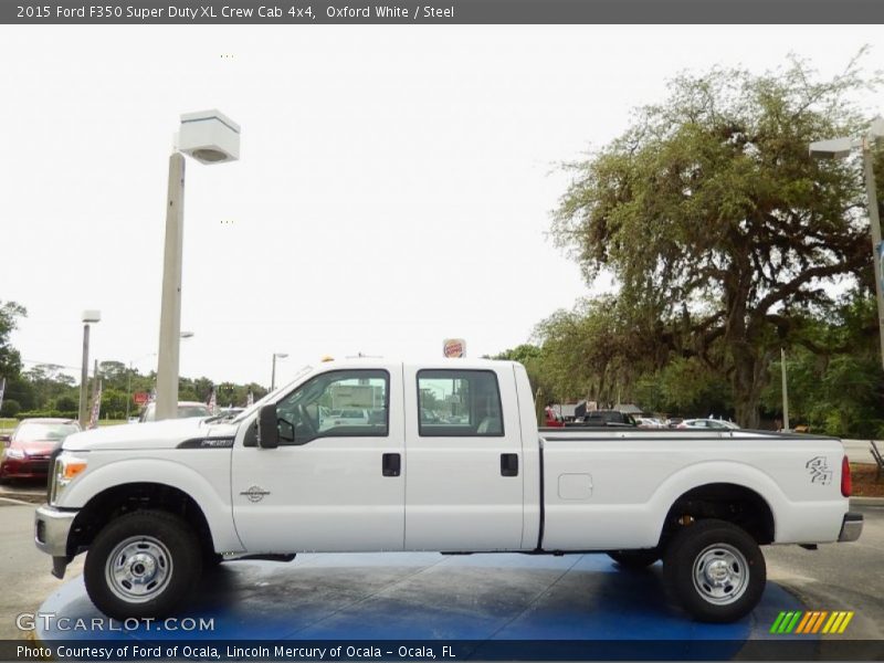 Oxford White / Steel 2015 Ford F350 Super Duty XL Crew Cab 4x4