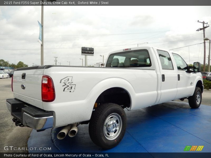 Oxford White / Steel 2015 Ford F350 Super Duty XL Crew Cab 4x4