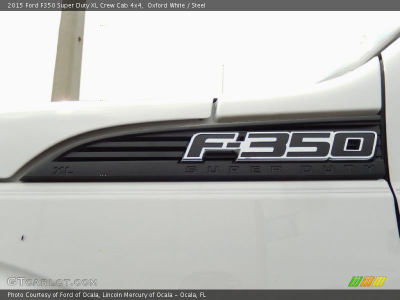 Oxford White / Steel 2015 Ford F350 Super Duty XL Crew Cab 4x4