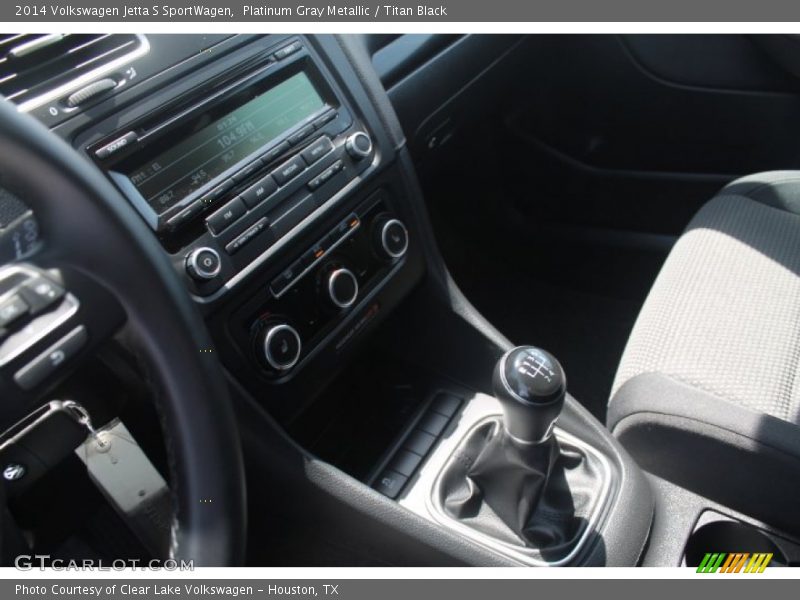 Platinum Gray Metallic / Titan Black 2014 Volkswagen Jetta S SportWagen