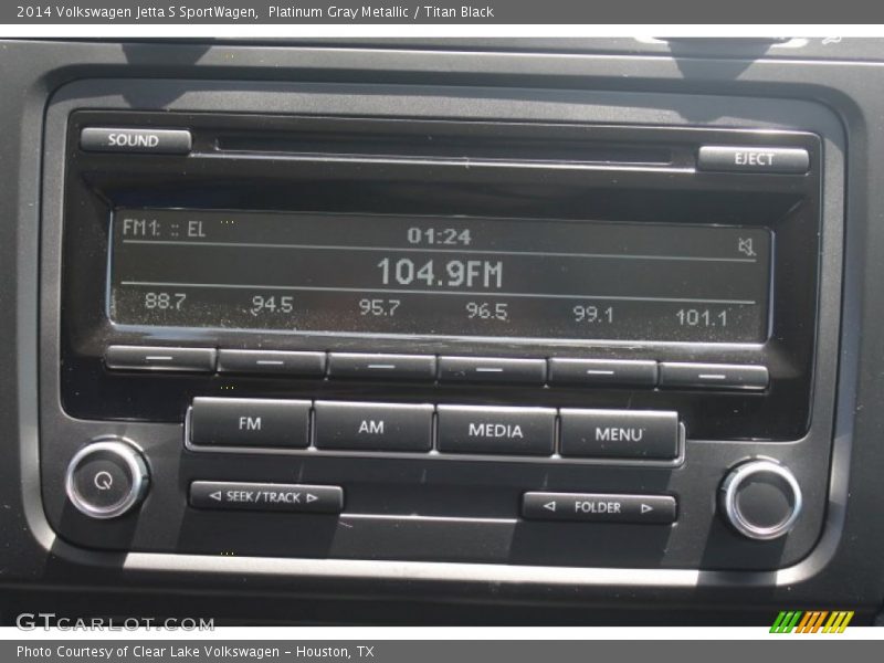 Platinum Gray Metallic / Titan Black 2014 Volkswagen Jetta S SportWagen