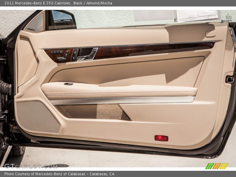 Black / Almond/Mocha 2011 Mercedes-Benz E 350 Cabriolet