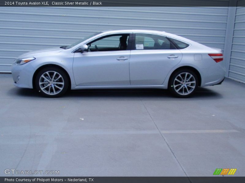 Classic Silver Metallic / Black 2014 Toyota Avalon XLE