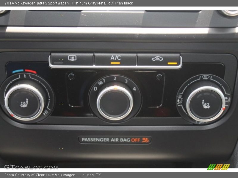 Platinum Gray Metallic / Titan Black 2014 Volkswagen Jetta S SportWagen