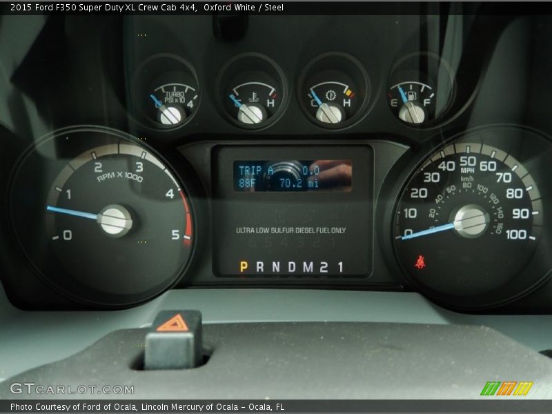  2015 F350 Super Duty XL Crew Cab 4x4 XL Crew Cab 4x4 Gauges