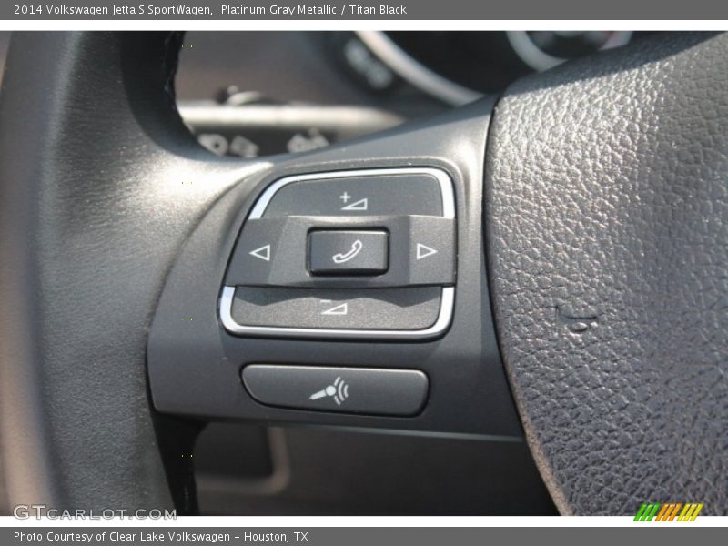 Platinum Gray Metallic / Titan Black 2014 Volkswagen Jetta S SportWagen