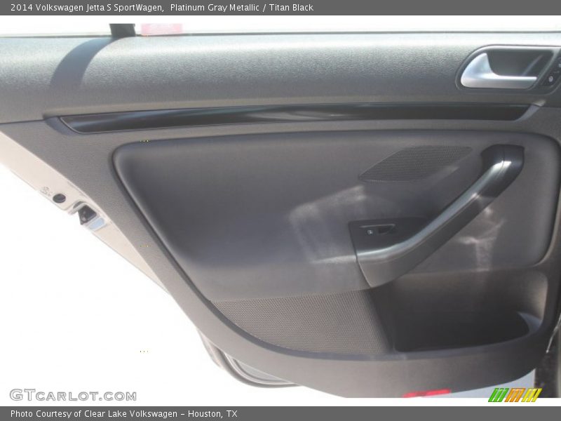 Platinum Gray Metallic / Titan Black 2014 Volkswagen Jetta S SportWagen