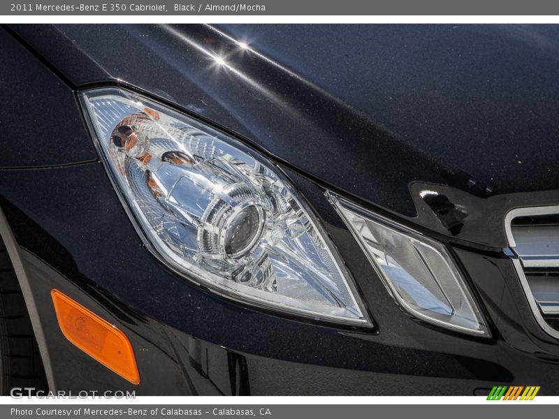Black / Almond/Mocha 2011 Mercedes-Benz E 350 Cabriolet