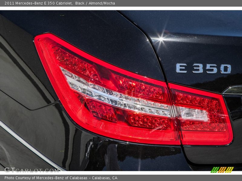 Black / Almond/Mocha 2011 Mercedes-Benz E 350 Cabriolet