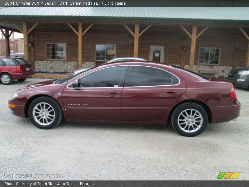 Dark Garnet Red Pearl / Light Taupe 2001 Chrysler 300 M Sedan
