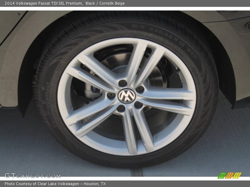 Black / Cornsilk Beige 2014 Volkswagen Passat TDI SEL Premium