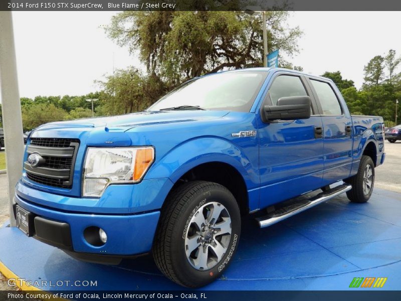 Blue Flame / Steel Grey 2014 Ford F150 STX SuperCrew